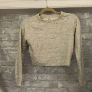 Women’s long sleeve crop top/sweater